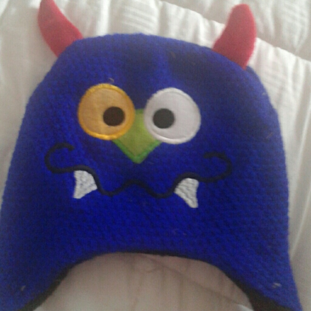 Boy winter monster hat